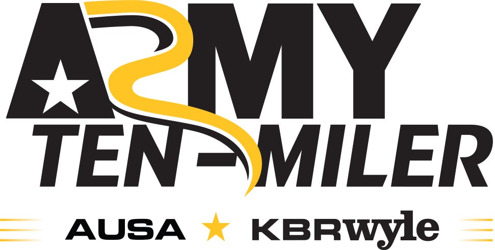 Army Ten Miler Logo with AUSA and KBRWyle